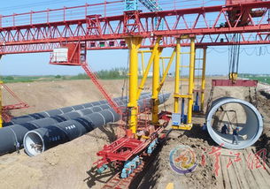 湖北水利“一號工程”成功穿越特高壓線，彰顯我國水資源專用機械設備制造硬實力